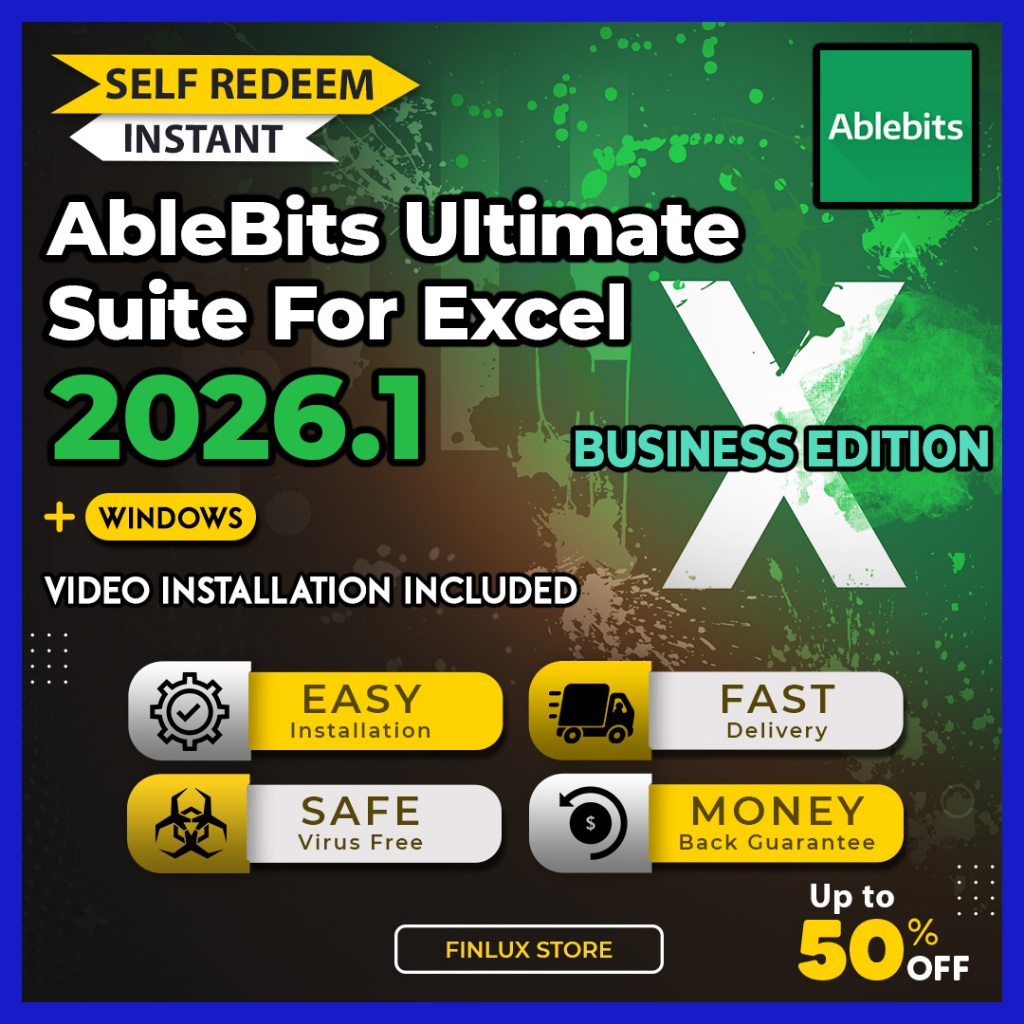 [SELF REDEEM] AbleBits Ultimate Suite for Excel Business Edition v2026 ...