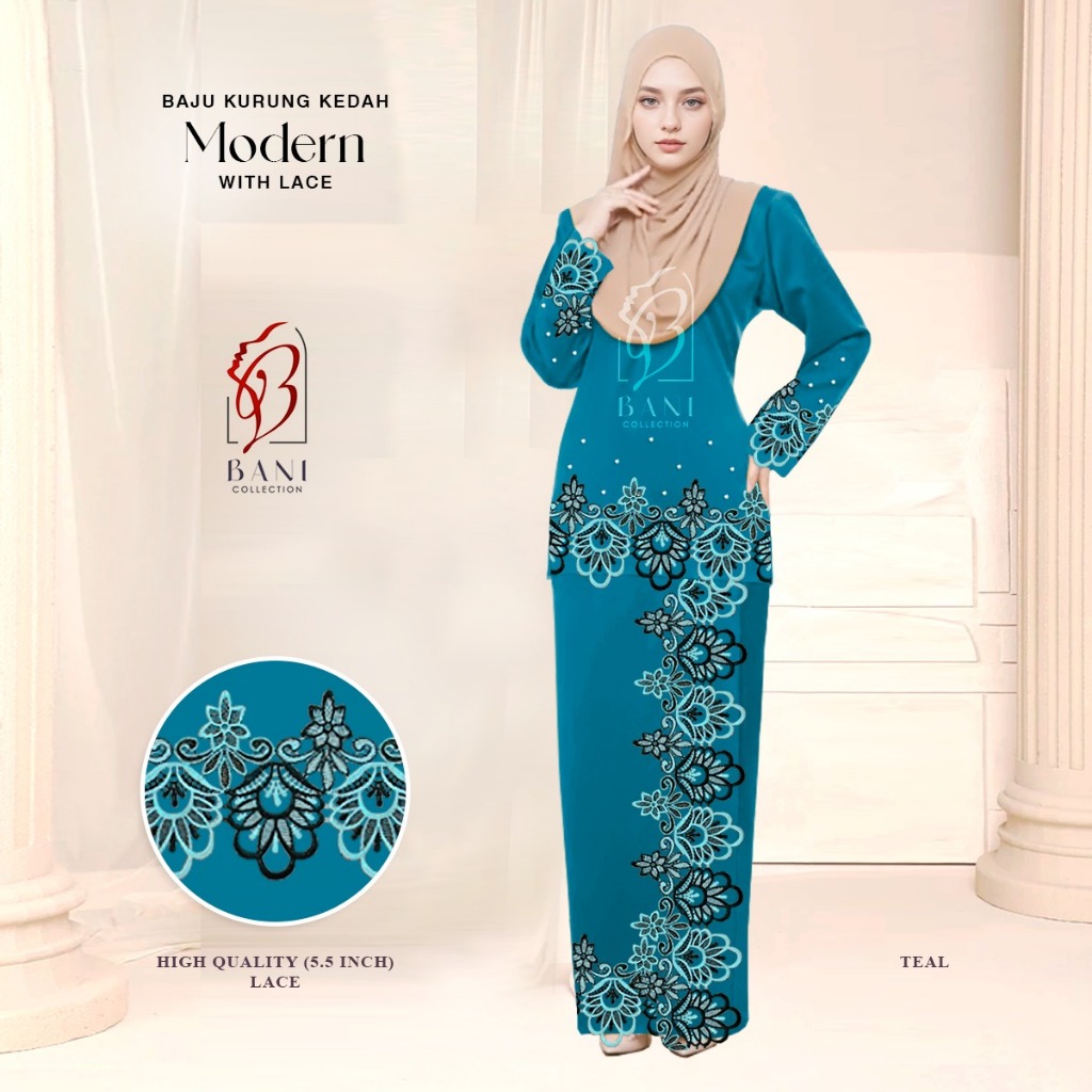 New Arrival Hot Item With Front Kain Lipt Embroidery Lace Raya Arrival ...