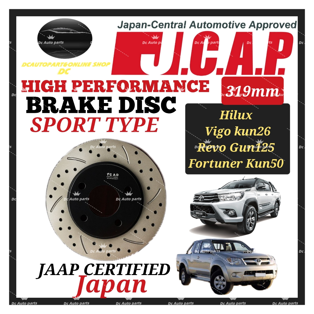 JCAP JAPAN TOYOTA HILUX VIGO KUN26 3.0 REVO GUN125 FORTUNER KUN50 ...