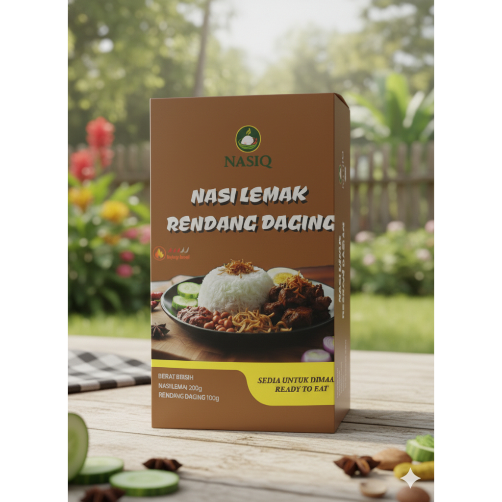 NASI LEMAK RENDANG DAGING | Shopee Malaysia