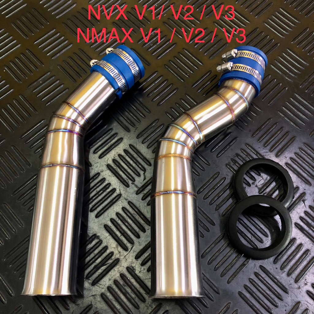 🇲🇾⚡️🇹🇭 INTAKE THROTTLE BODY YAMAH@ NVX NMAX V1 V2 V3 STAINLESS STEEL ...