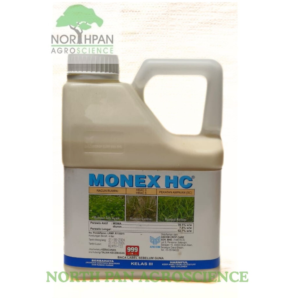 ANCOM MONEX HC 4L/MSMA 39.5% + diuron 7.8% /RUMPUT/RUMPAI | Shopee Malaysia