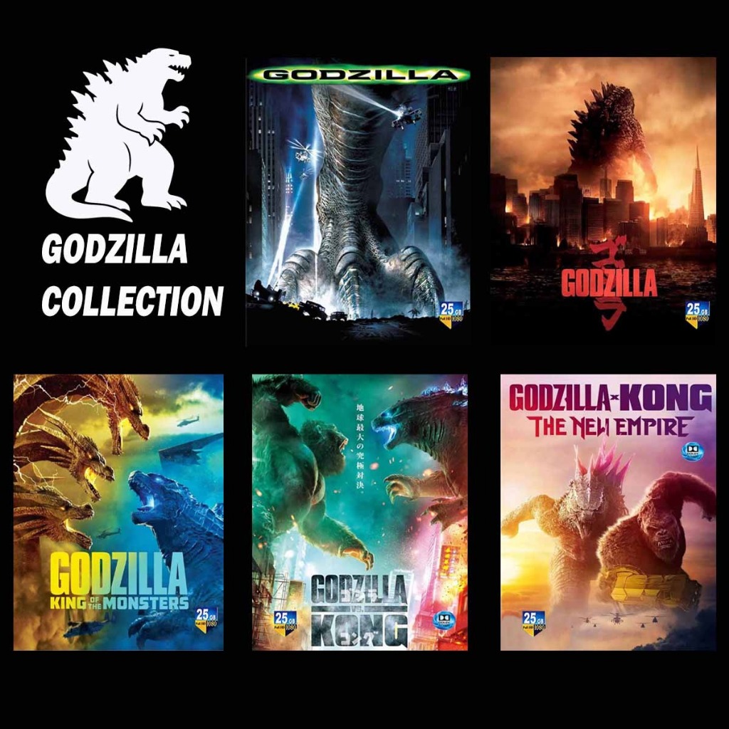 PG-BLURAY ENGLISH MOVIE #GODZILLA COLLECTION | Shopee Malaysia