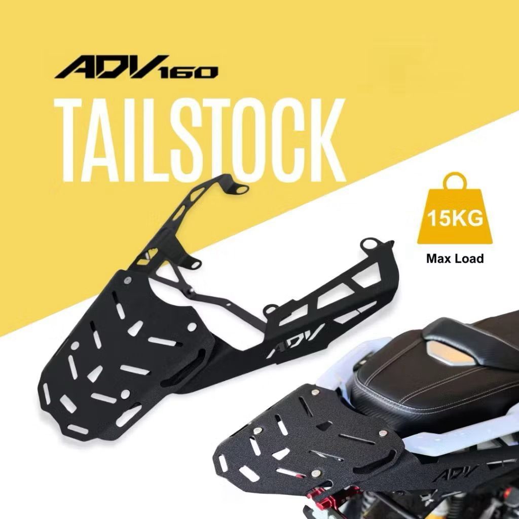 Honda ADV160 ADV 160 Tailstock Luggage Top Box Rack Spoiler Heavy Duty ...