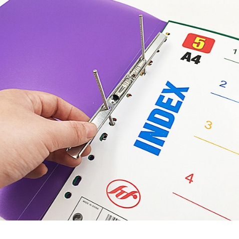 A4 Size Spring File with Fastener Binder and Pocket File Poly Cover ...