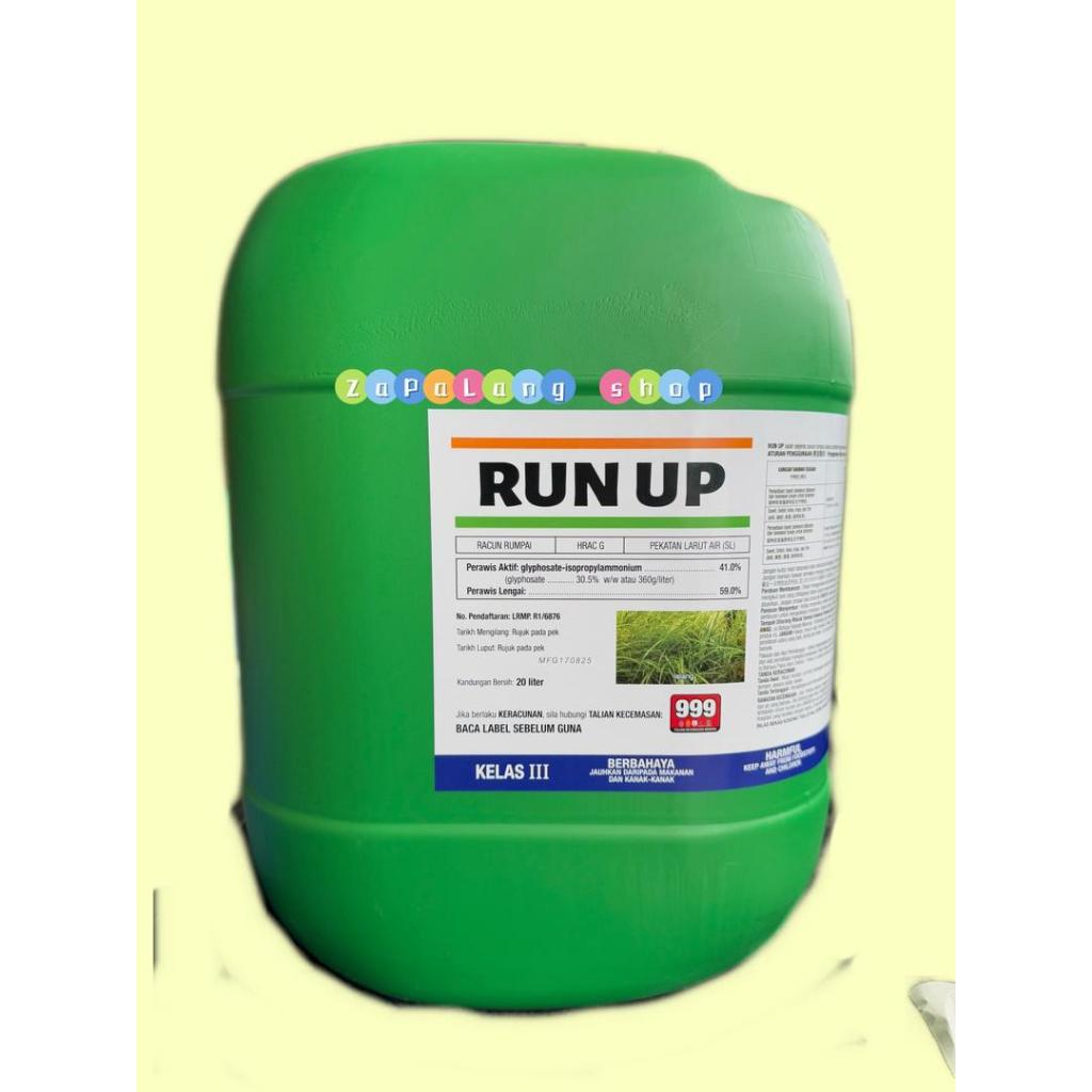 20L RUN UP (Racun Rumput Lalang/Racun Rumput Rampai) | Shopee Malaysia