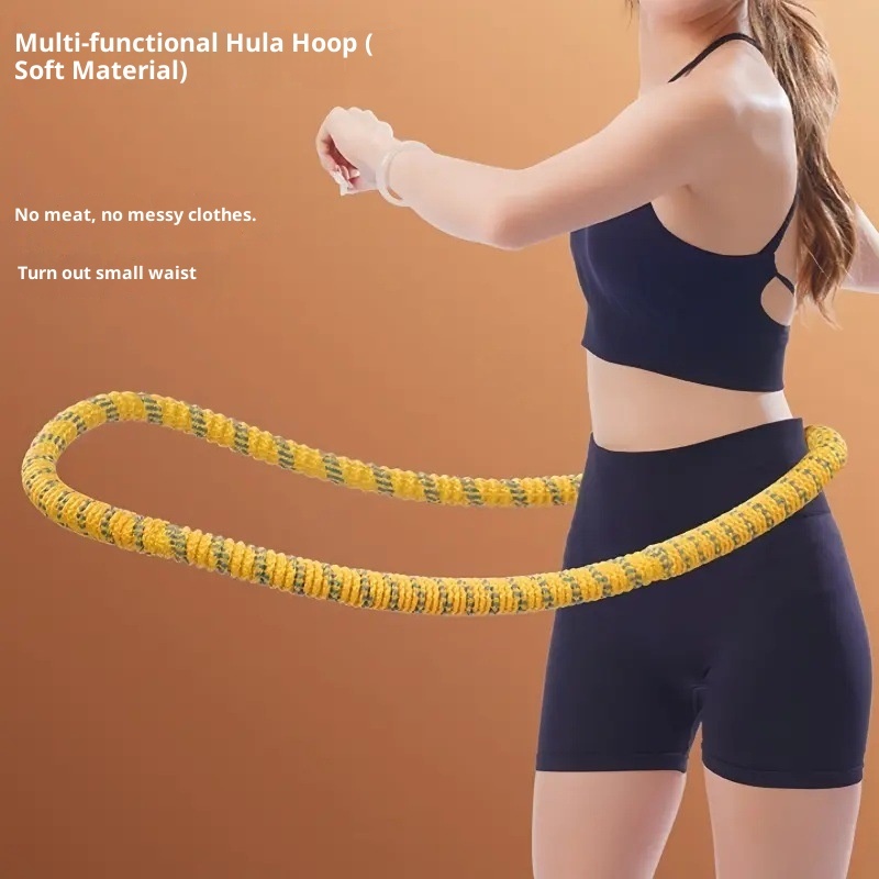 Silent spring-loaded hula hoop, slimming waist fitness hula hoop, adult ...