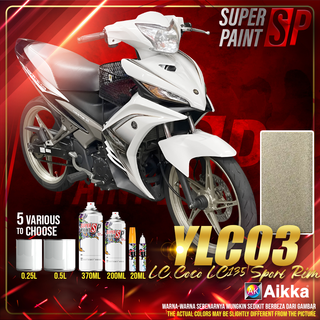 YAMAHA LC135 LC COCO Sport Rim | Special Edition | YLC03 Light Gold 2K ...