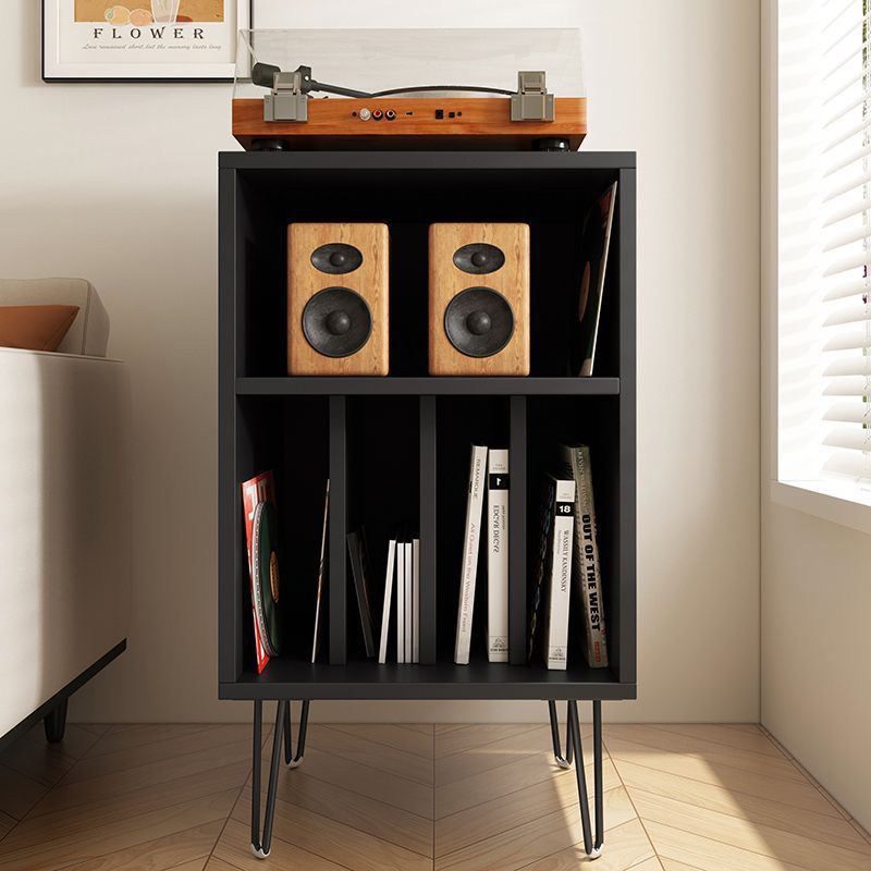 Vinyl Record Player Cabinet Storage Rack Organizer CD Speaker Display ...