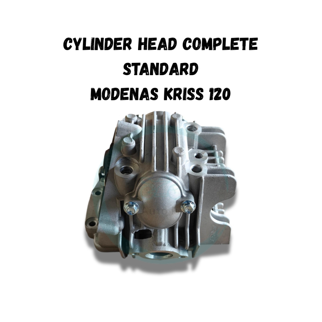 CYLINDER HEAD COMPLETE HEAD STANDARD MOTOR MODENAS KRISS 120 KRISS120 ...