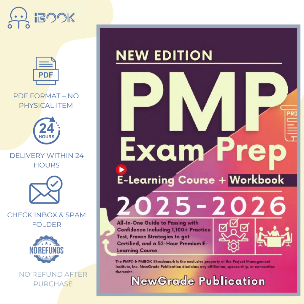 [Softcopy] PMP Exam Prep 2025–2026: All-In-One Guide (1,100+ Practice ...