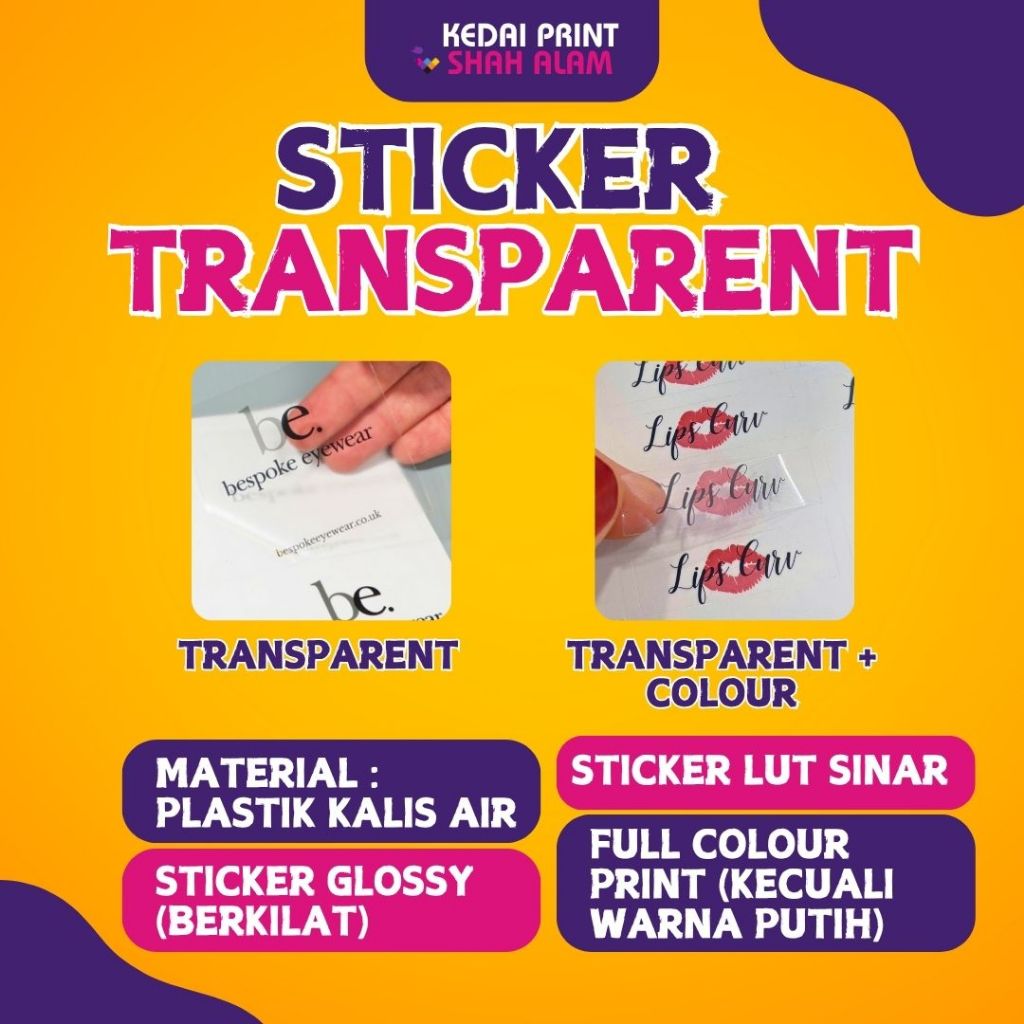 Buy sticker transparent Online With Best Price, May 2026 | Shopee Malaysia