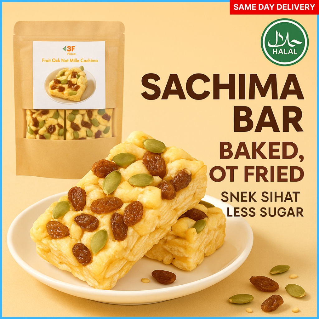 READY STOCK | HALAL Fruit & Seed Sachima Cereal Bar 100g-1KG | Snek ...