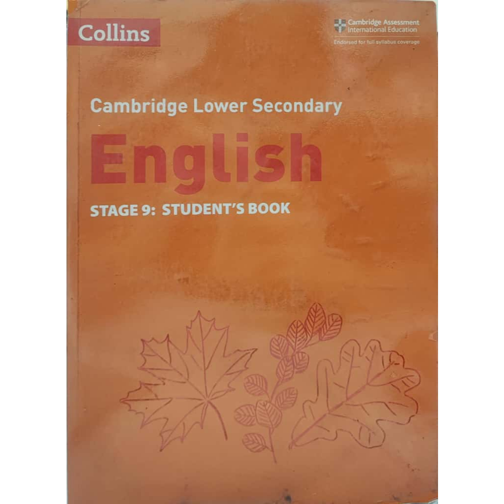 *Used* Collins Cambridge Lower Secondary English Stage 9: Student's ...