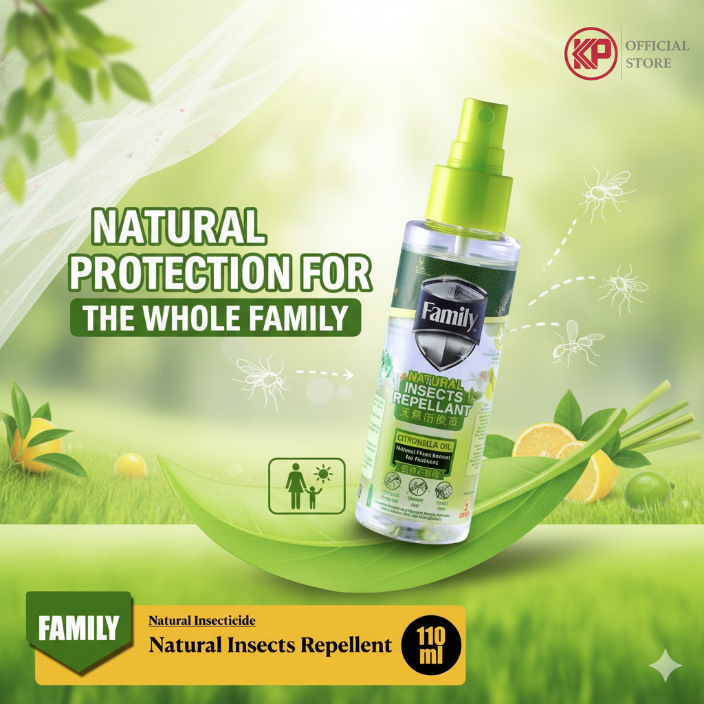 FAMILY NATURAL INSECTS REPELLENT 110ML | Shopee Malaysia