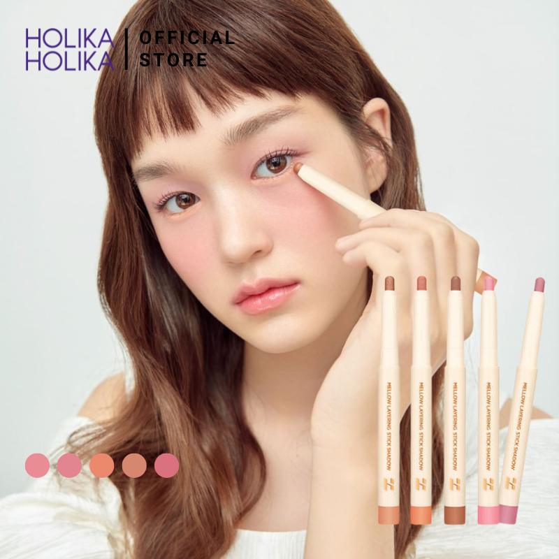 [Exp: Aug 2026] HOLIKA HOLIKA Mellow Layering Stick Shadow (01 Cream ...