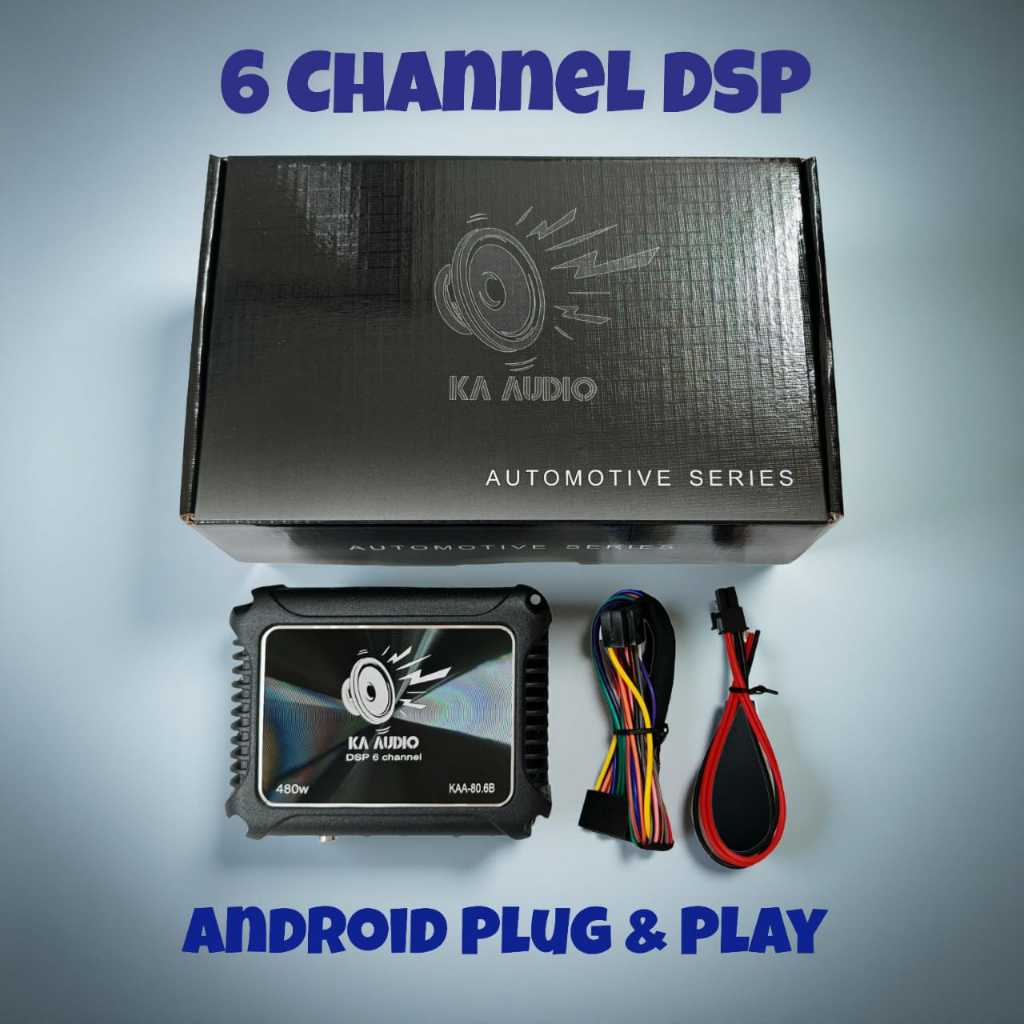 KA AUDIO 480w 6-Channel DSP Power Amplifier OEM PLUG & PLAY Power Boost ...