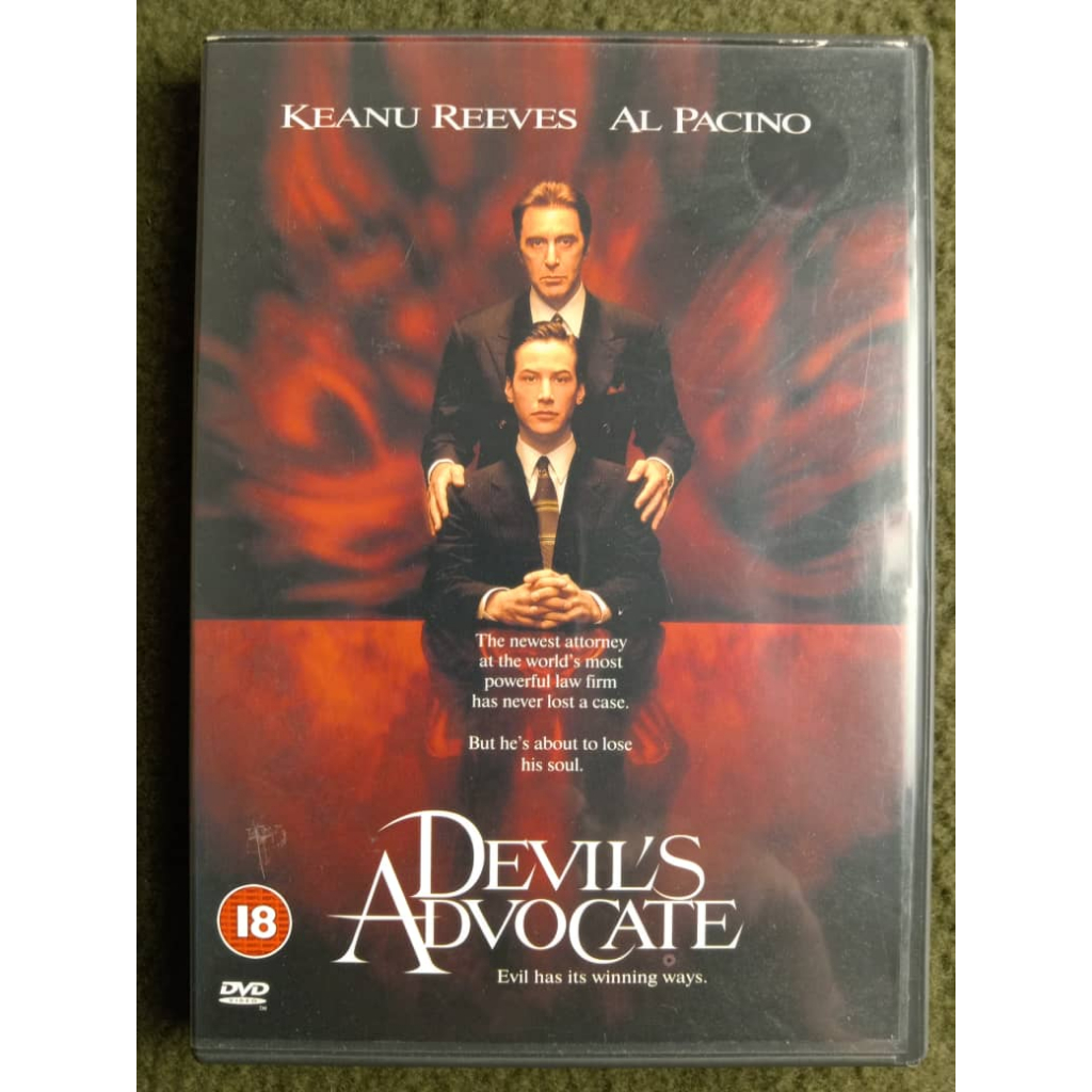DEVILS ADVOCATE KEANU REEVES AL PACINO DVD MOVIE | Shopee Malaysia