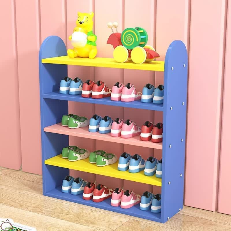 【Ready Stock】Children's shoe rack baby cute cartoon storage rack ...