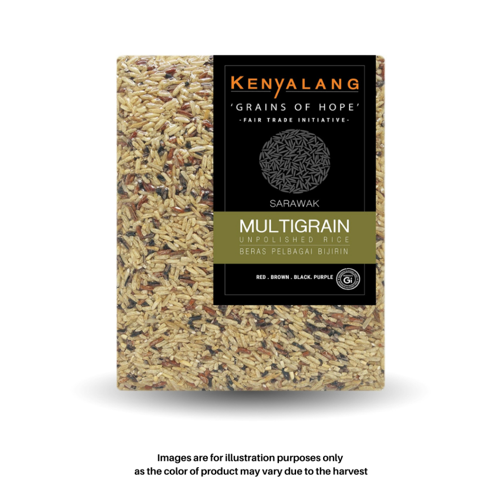 KENYALANG Sarawak Multigrain Rice Unpolished (1kg x 10 packets ...