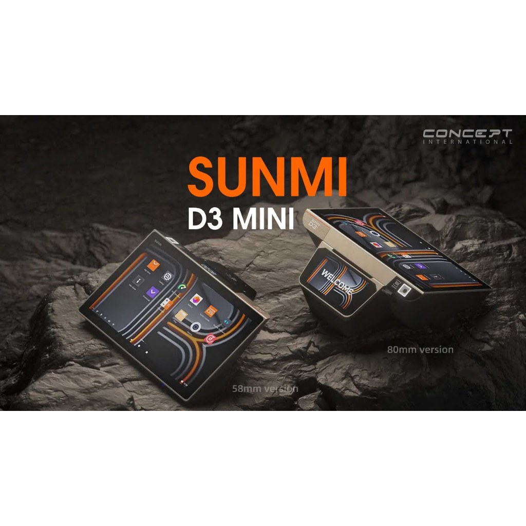 Sunmi D3 Mini All in One Smart Desktop POS Terminal with 80mm Printer 3 ...