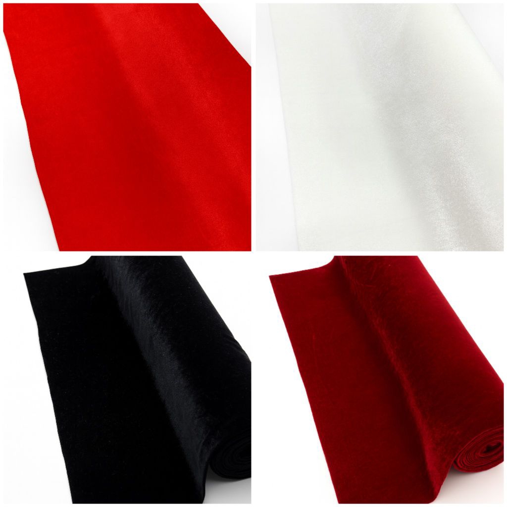( RL 0568 ) Kain baldu / velvet fabric 50cm lebar jual meter | Shopee ...