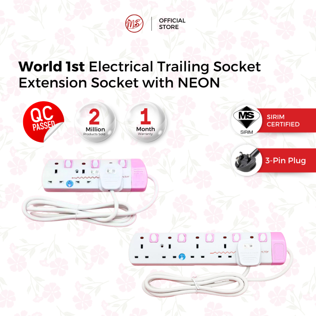 SIRIM Certified SAYANG Extension Trailing Adapters Power Socket Plug ...