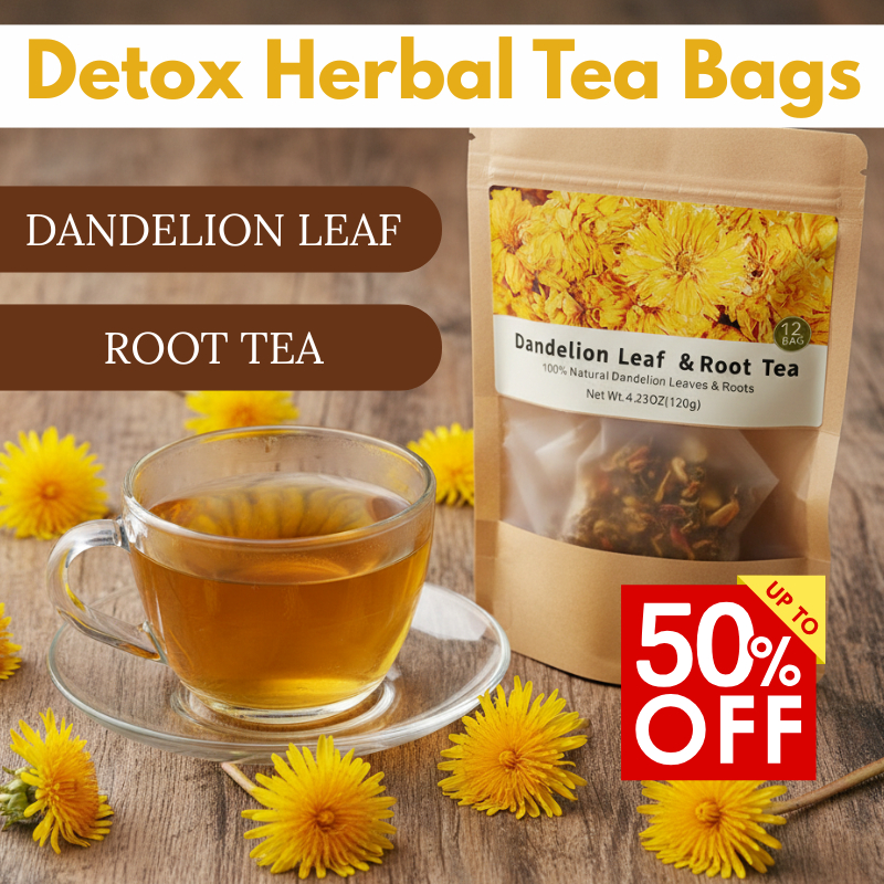 Organic Dandelion Root Tea Strong Liver Health Support Anti ...