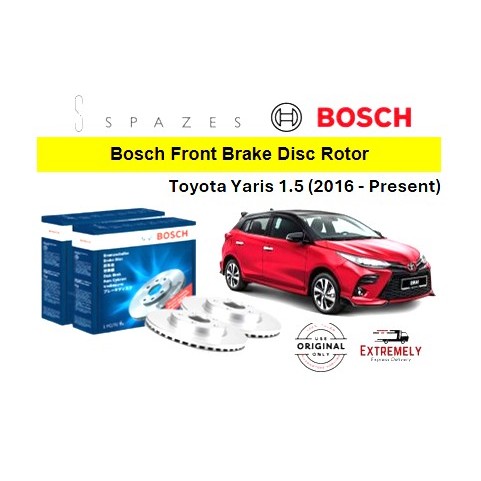 Bosch Front Brake Disc Toyota Yaris Brake Disc Rotor NSP151 (0986479431 ...