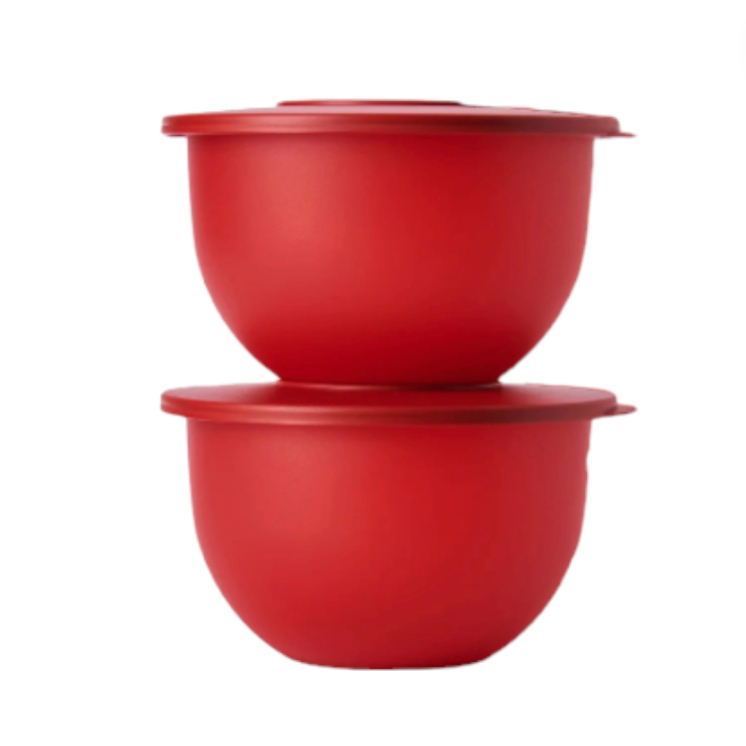 [READY STOCK] ‼️SALE‼️ Tupperware Expression Bowl (2pcs) 2.5L (Red ...