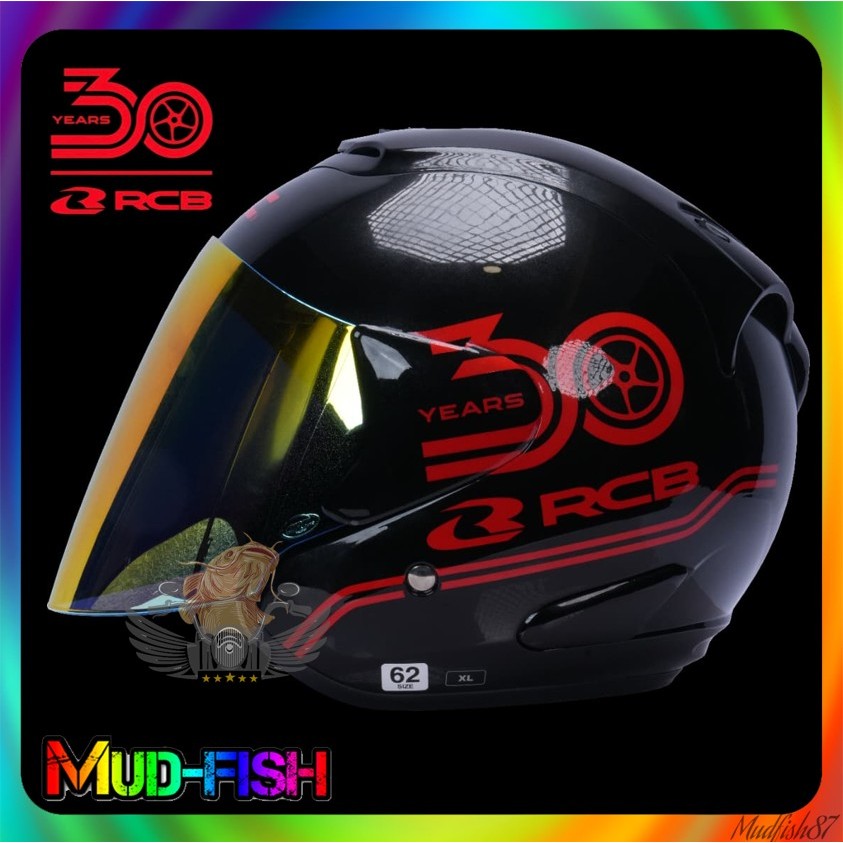 ARC RITZ 30TH ANNIVERSARY RCB LIMITED EDITION HELMET TOPI KELEDAR ...