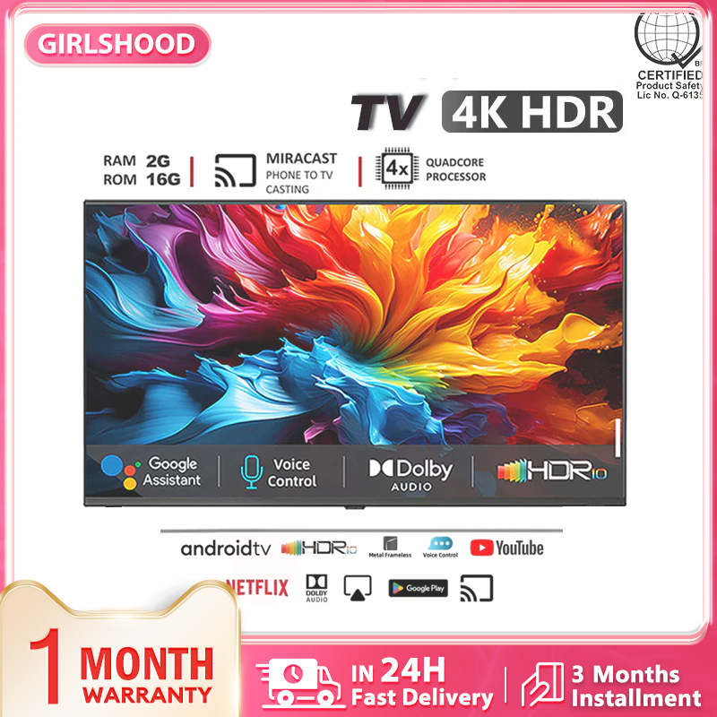 Smart TV 32/43/50 inch LED FHD Television 1080P Multiple Software ...