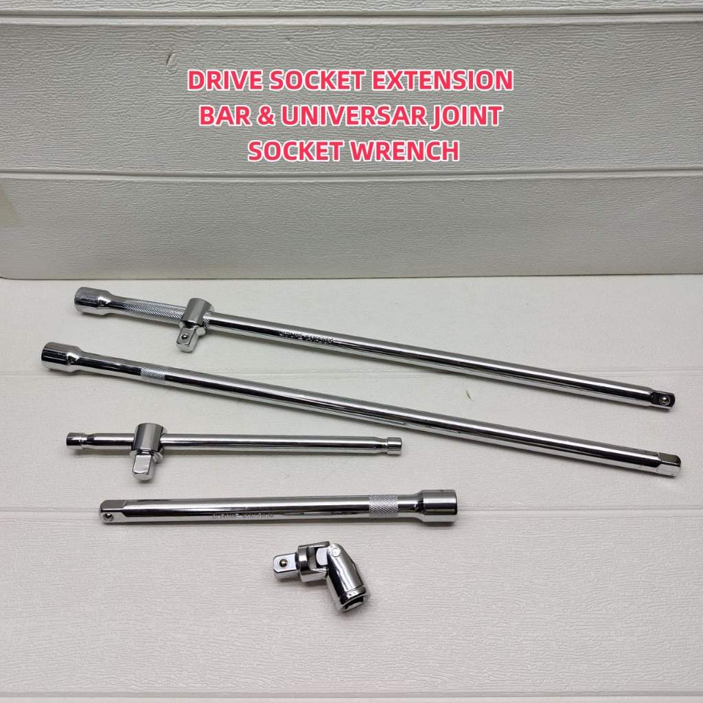 Bar Sambungan Soket Ratchet/Drive Socket Extension Bar & Universal Hex ...