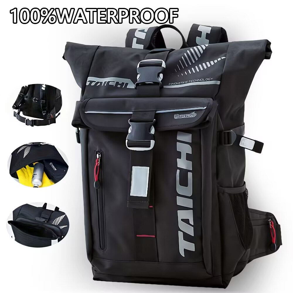 Waterproof Motorcycle Riding Backpack 30L - Taichi, Ready Stock for ...