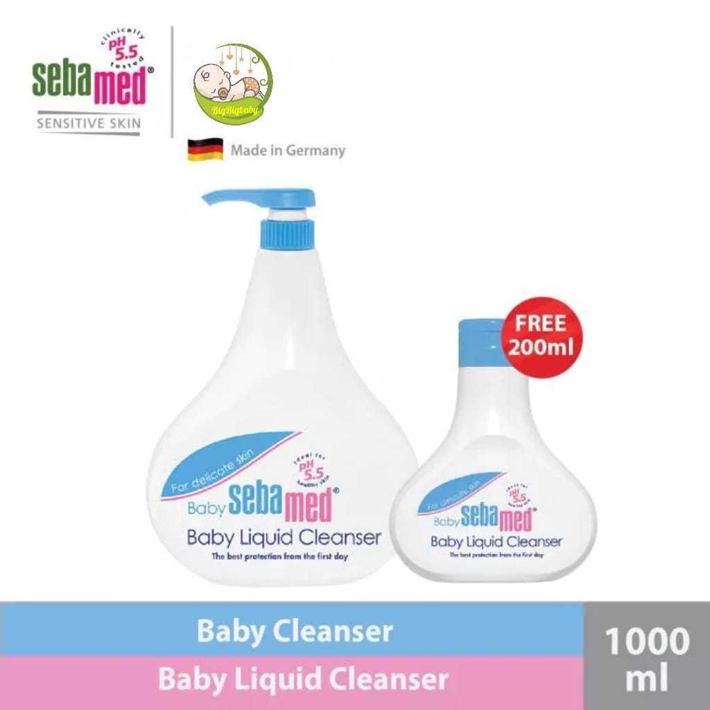 Sebamed Baby Liquid Cleanser 1000ml FREE 200ml EXP:12/2027 | Shopee ...