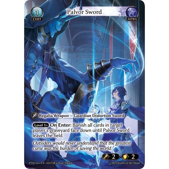 Grand Archive TCG Palvor Sword - Phantom Monarchs (PTM) EN-024 UR