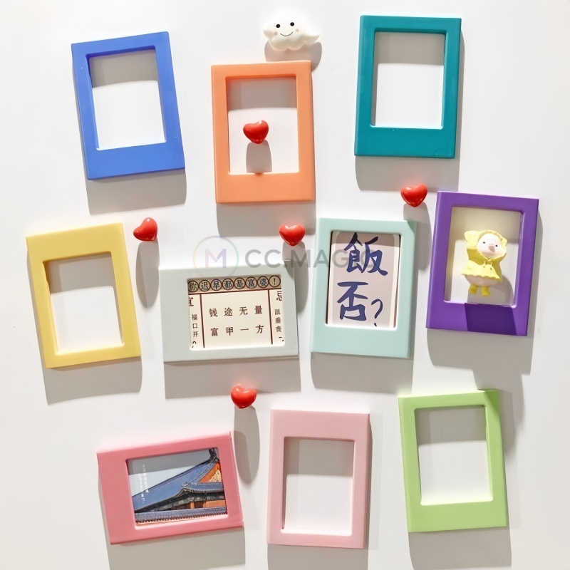 Bingkai Gambar Magnet Peti Sejuk 3 Inch Instax Mini Frame Fridge Magnet ...