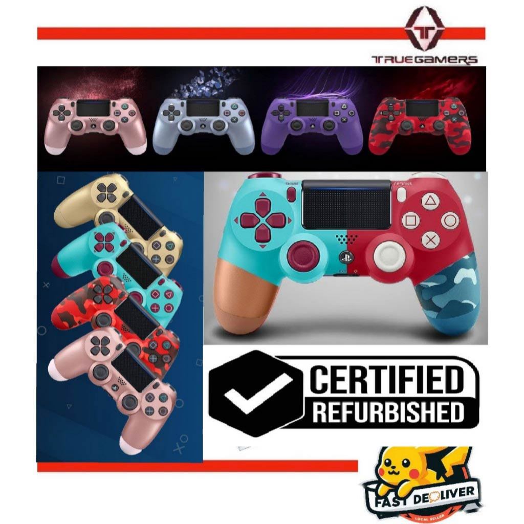 PC/4 New V2 D4 Bluetooth Dual Vibration Wireless Controller (100% ...