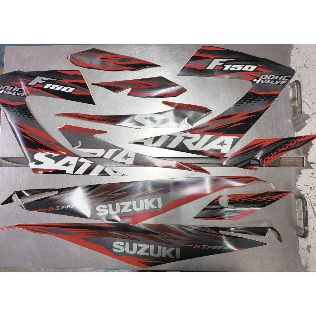 [STOCK CLEARANCE] SUZUKI STICKER SET | BELANG R150 SATRIA F150 (100% ...