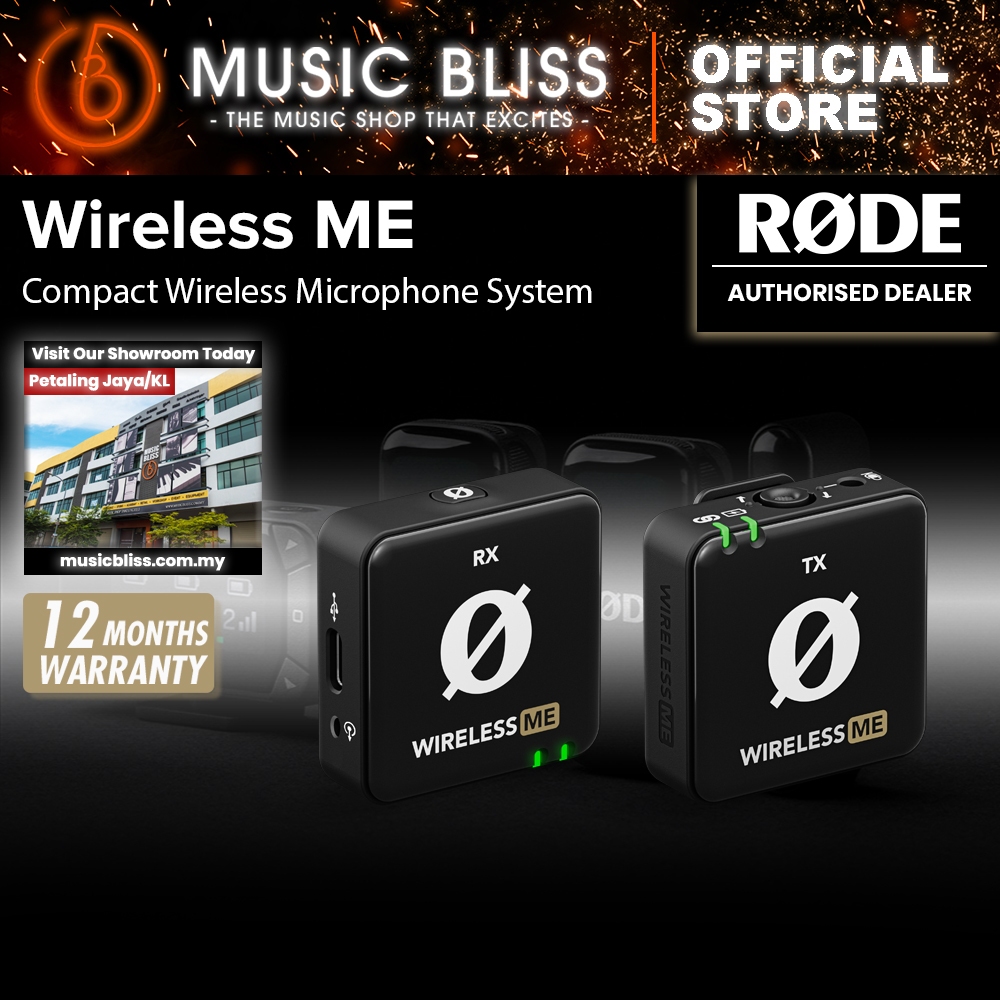 Rode Wireless ME Compact Digital Wireless Microphone System | Shopee ...