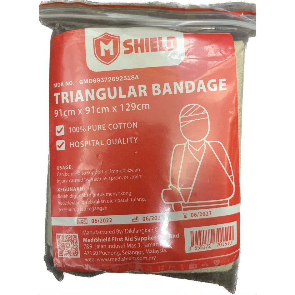Medishield First Aid Triangular Bandage | Shopee Malaysia