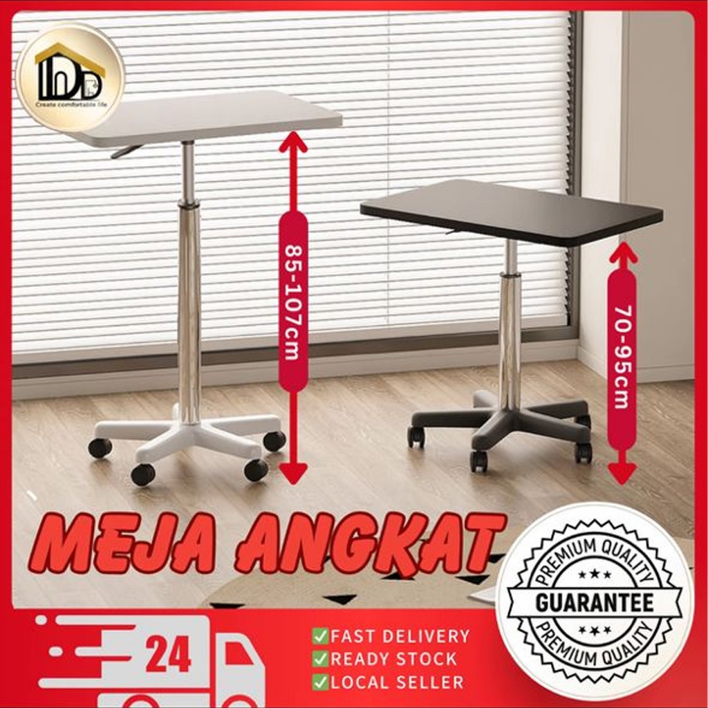 『Stock Clearance』Lift table pulley mobile small table standing ...