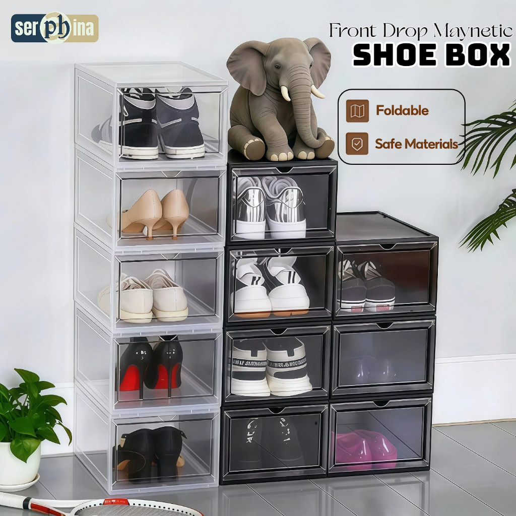 Drop Front Shoe Box Sneaker Box Storage Box ShoeBox with Good Quality ...