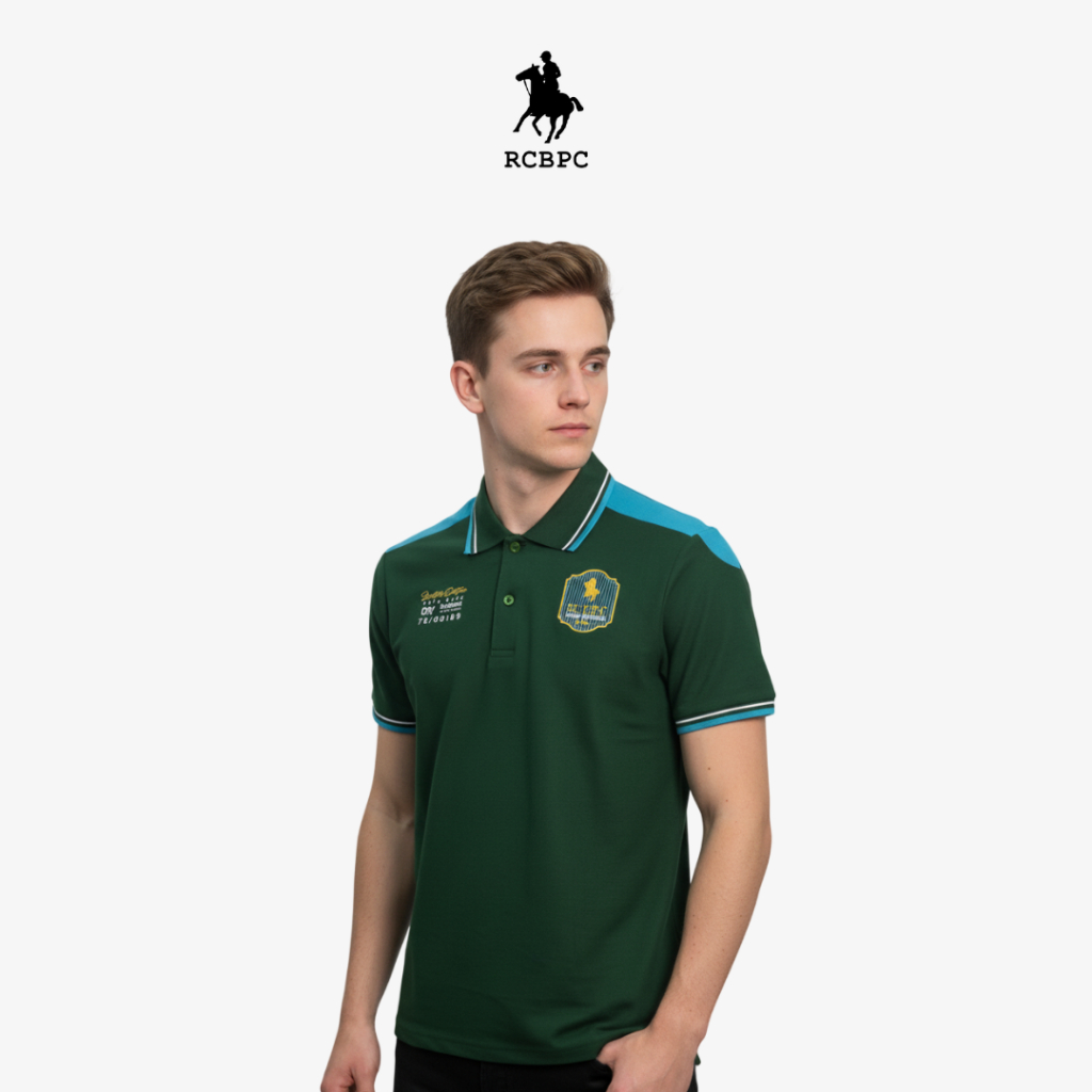 RCBPC Men Embroidery Polo Shirt Short Sleeve PMTS20244-70 - Forest ...