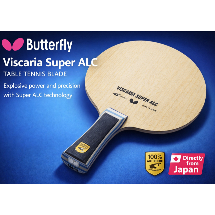 Butterfly Viscaria Super ALC Table Tennis Racket Offensive Shakehand ...