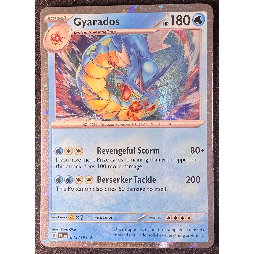 2023 Pokemon Pal En-Paldea Evolved 043 Gyarados Cosmos Holo Promo Kad Pokemon  Card Original Game 7625-7628 | Shopee Malaysia