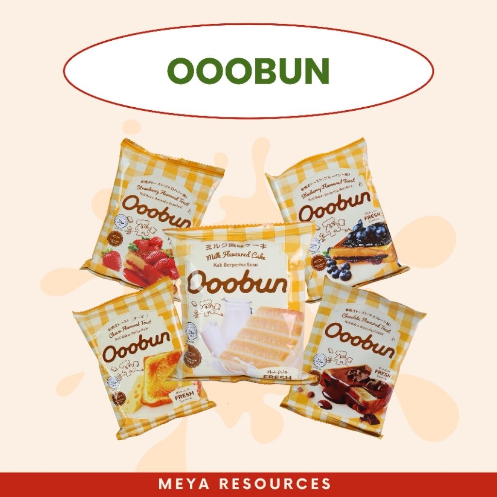 OOOBUN FLAVOURED TOAST&CAKE (Cheese/Strawberry/Blueberry/Chocolate/Milk ...