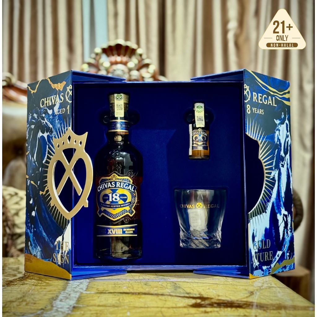 Chivas 18 years Gift Set 2026 | Shopee Malaysia