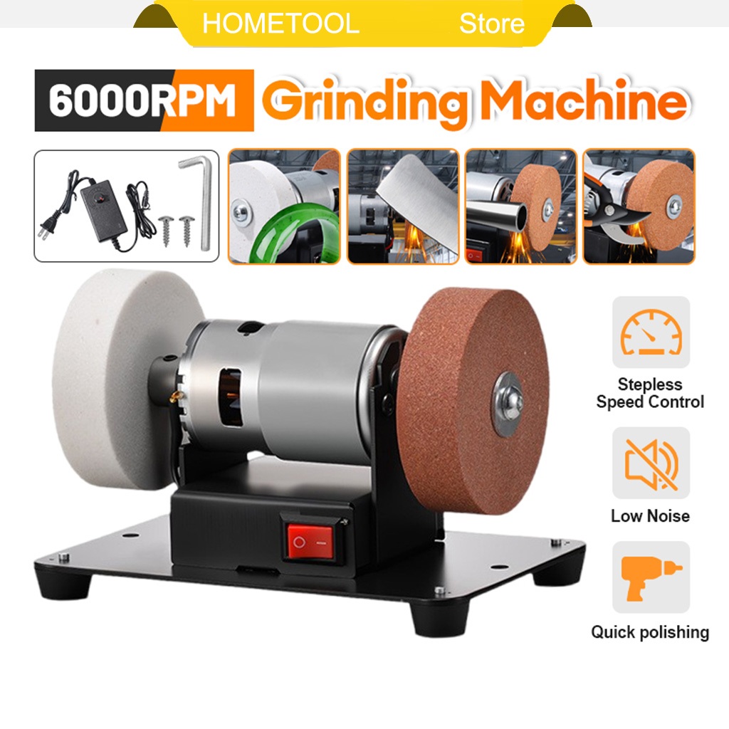 Electric Mini Sander 100W Table Grinder 6000rpm Variable Speed Control ...