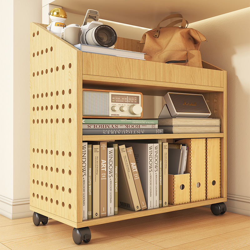 Under Desk Storage Rack Small Bookshelf Beside Desk Office Desk Side ...
